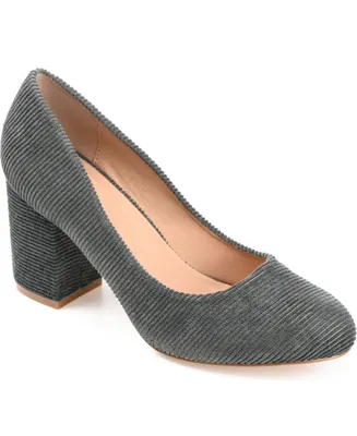 Journee Collection Women's Fai Corduroy Heels