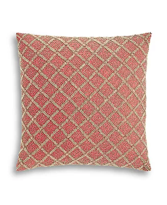 Hotel Collection Ornate Scroll Decorative Pillow, 16" x 16", Created for Macy's