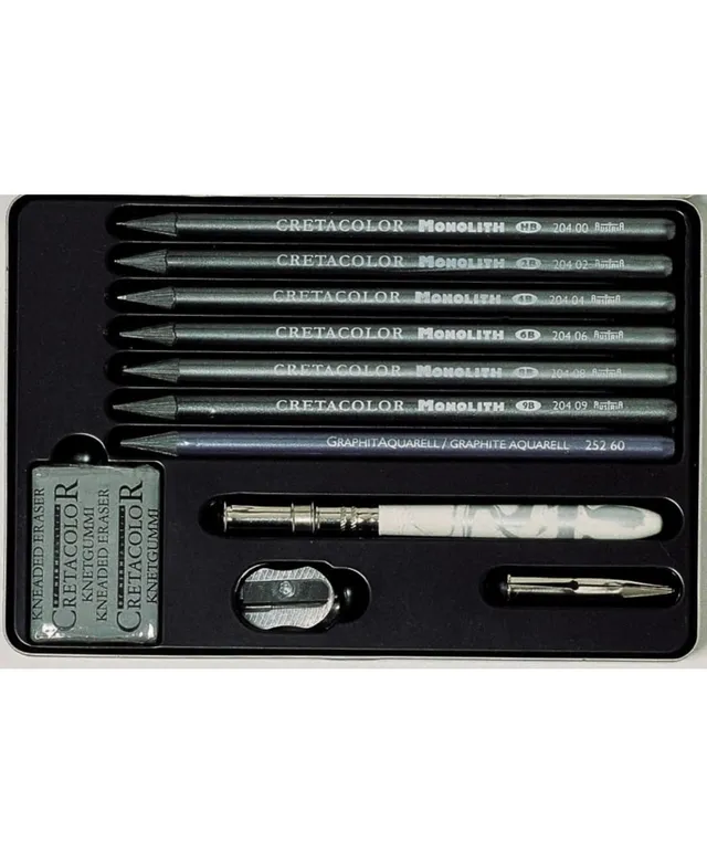 Cretacolor Noir Charcoal Drawing Set, 11 Pieces