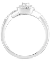 Promised Love Diamond Promise Ring (1/5 ct. t.w.) Sterling Silver