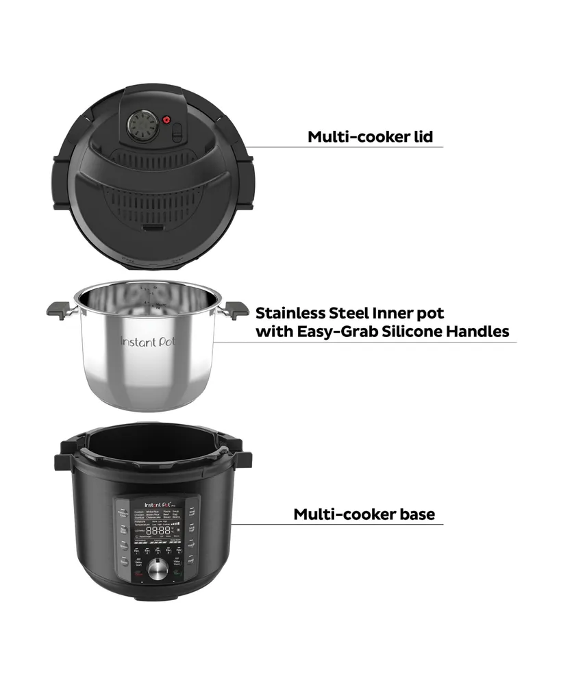 Instant Pot Pro 6 Qt. 10-in-1 Pressure Cooker