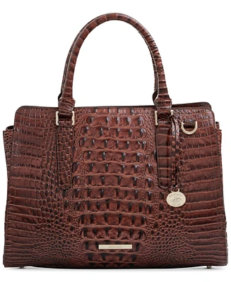 Brahmin Finley Leather Satchel