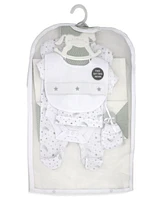 Baby Boys and Girls 5 Piece Stars Layette Gift Set