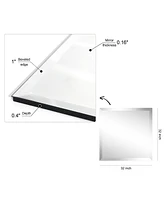 Empire Art Direct Frameless Beveled Prism Mirror Panels