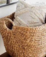 Brown Sea Grass Contemporary Storage Basket, 19 " x 20 " x 18 "