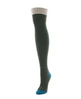 MeMoi Women's Mixed Color Over The Knee Socks