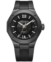 Baume & Mercier Men's Swiss Automatic Baumatic Black Rubber Strap Watch 42mm