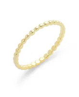 Micaela 14K Gold Plated Thin Ring - Gold