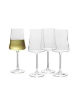 Mikasa Aline White Wine Glasses Set of 4, 16 oz