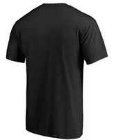 Men's Black Portland Trail Blazers Primary Team Logo T-shirt