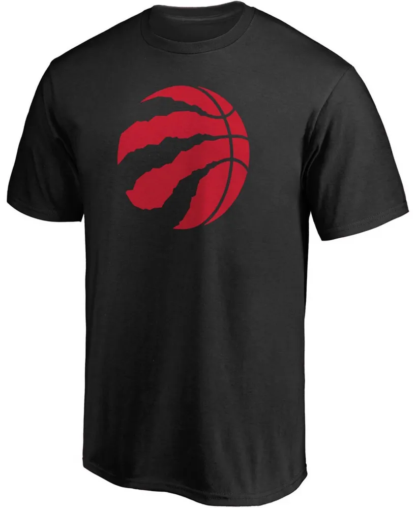 Men's Fanatics Black Toronto Raptors Primary Team Logo T-shirt