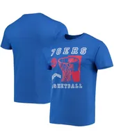 Men's Royal Philadelphia 76ers Slam Dunk T-shirt