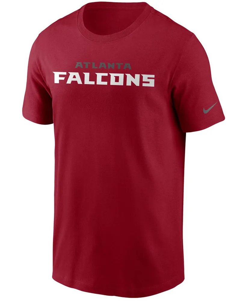 Men's Red Atlanta Falcons Team Wordmark T-shirt