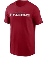 Men's Red Atlanta Falcons Team Wordmark T-shirt