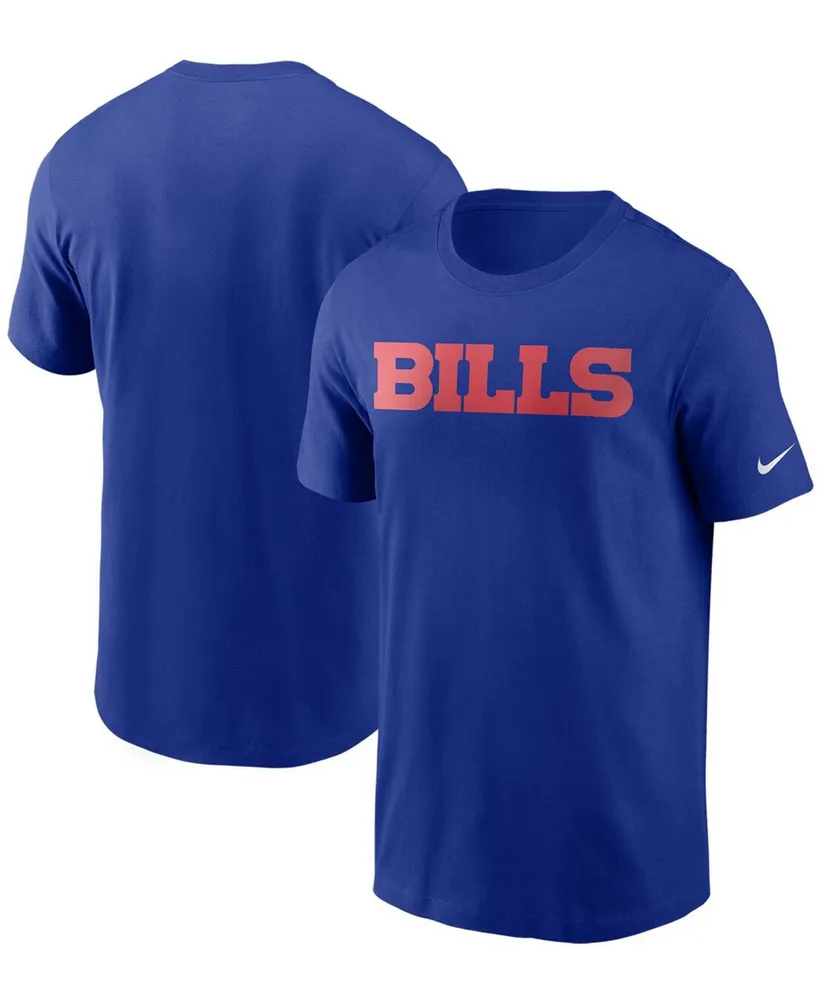 Men's Royal Buffalo Bills Team Wordmark T-shirt