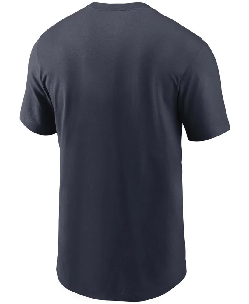 Men's Navy Houston Texans Team Wordmark T-shirt