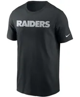 Men's Black Las Vegas Raiders Team Wordmark T-shirt