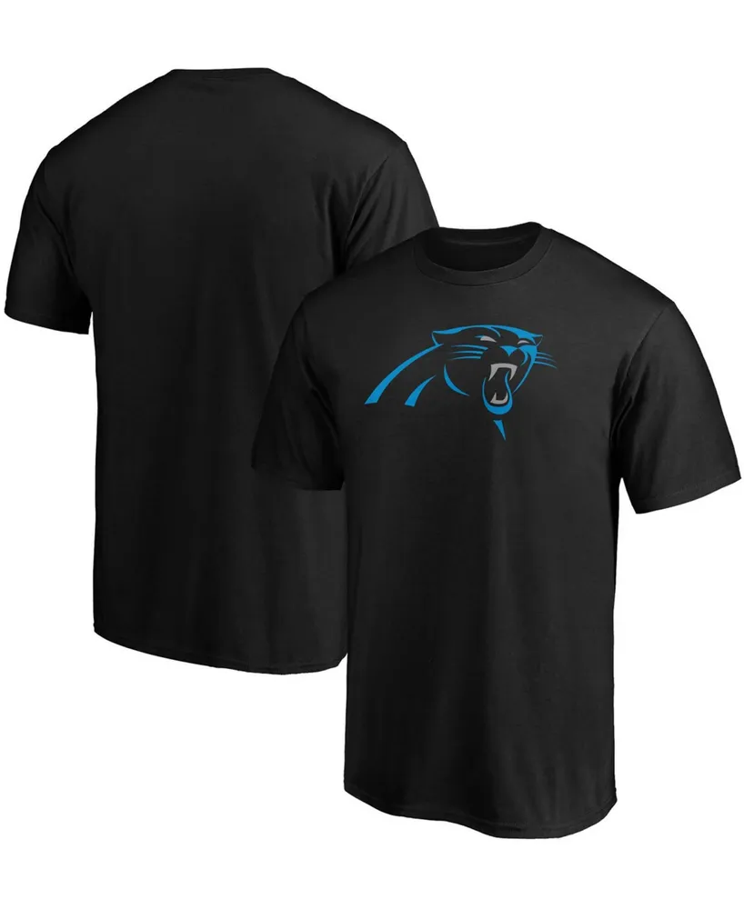 Men's Nike Heathered Gray Carolina Panthers Primary Logo T-Shirt