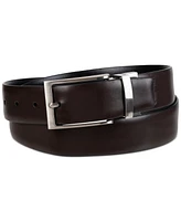 Calvin Klein Men's Two-In-One Feather Edge Reversible Dress Belt