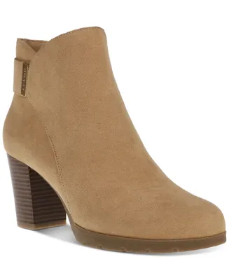 Anne Klein Rina Stacked Heel Dress Booties