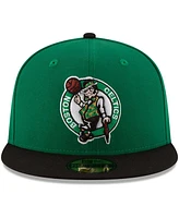 New Era Men's Boston Celtics Official Team Color 2Tone 59FIFTY Fitted Hat