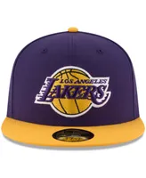 New Era Men's Los Angeles Lakers Official Team Color 2Tone 59FIFTY Fitted Cap