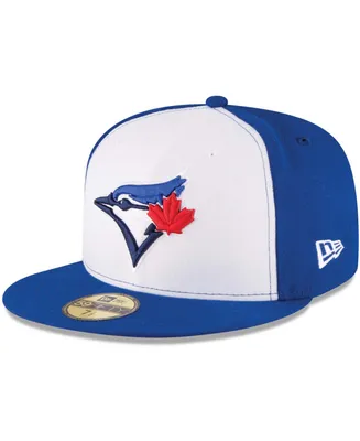 New Era Men's White/Royal Toronto Blue Jays 2017 Authentic Collection On-Field 59FIFTY Fitted Hat