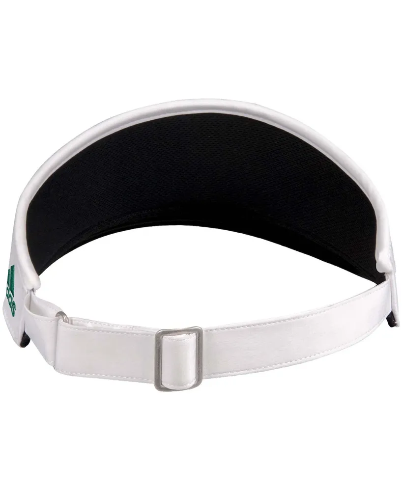 adidas Men's White Miami Hurricanes Sideline Coaches Aeroready High Visor