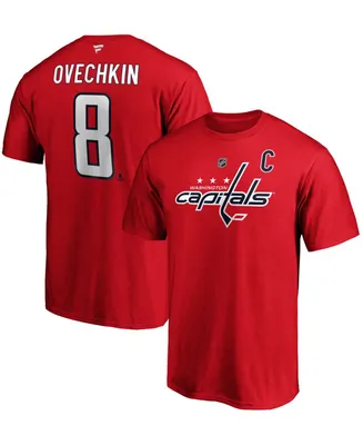 Lids Men's Fanatics Alexander Ovechkin Washington Capitals Team Authentic Stack T-Shirt