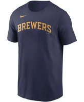 Nike Men's Milwaukee Brewers Name & Number T-Shirt - Christian Yelich