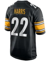 Big Boys Najee Harris Black Pittsburgh Steelers 2021 Nfl Draft First Round Pick Game Jersey