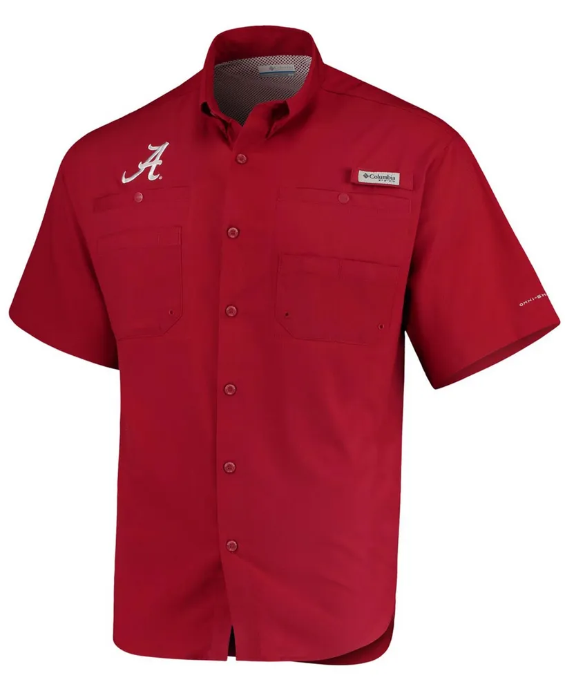 Columbia Men's Alabama Crimson Tide Pfg Tamiami Shirt