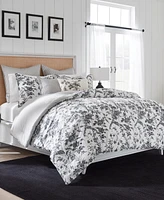 Laura Ashley Amberley Cotton Reversible 7 Piece Comforter Set, King