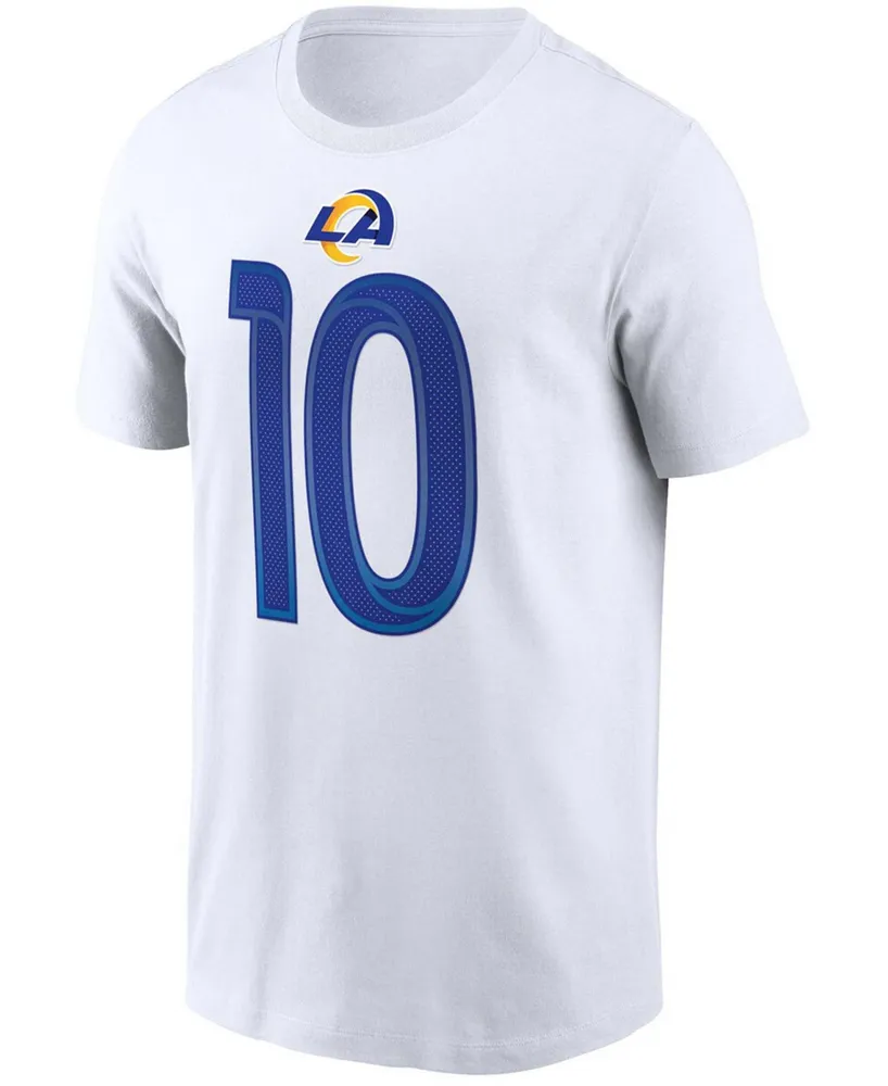 Men's Cooper Kupp White Los Angeles Rams Name and Number T-shirt