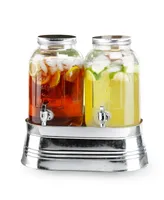 Style Setter Classic Farmhouse 1 Gallon Beverage Dispenser, Set of 3