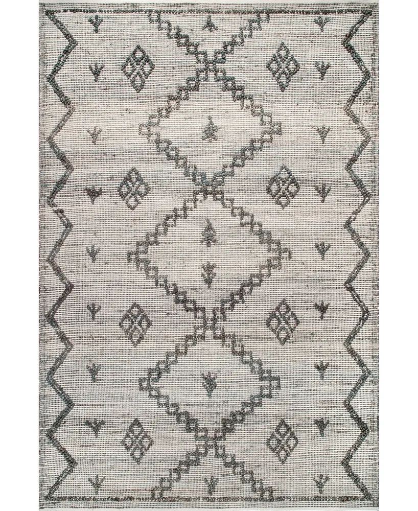 nuLoom Radmilla SMRM01B 5' x 8' Area Rug - Silver