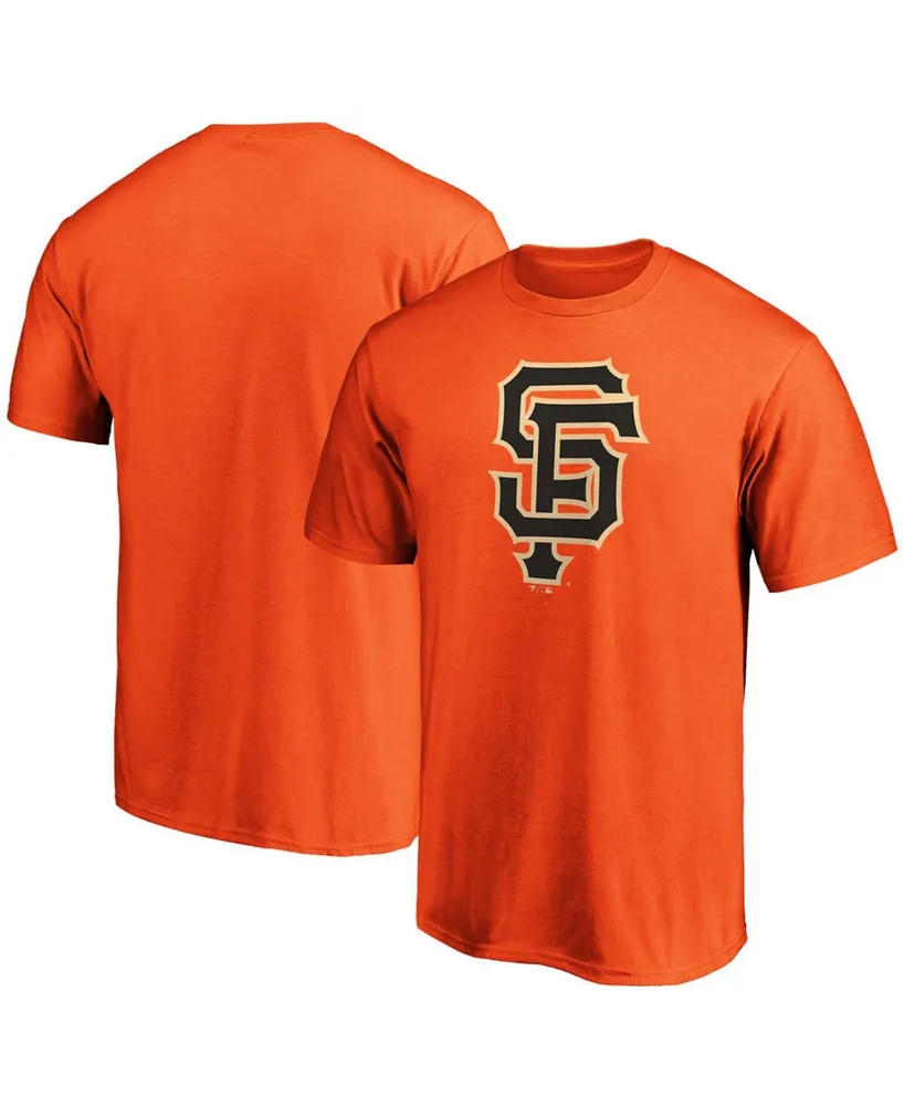 Men's Orange San Francisco Giants Official Logo T-shirt