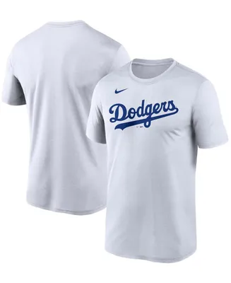 Men's White Los Angeles Dodgers Wordmark Legend T-shirt