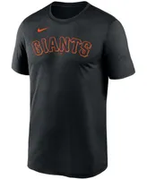 Men's Black San Francisco Giants Wordmark Legend T-shirt