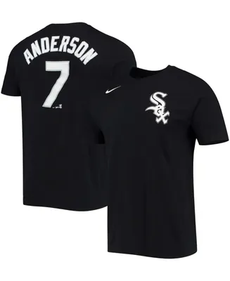 Chicago White Sox Nike Men's Black Alternate Batterman Logo Replica Jersey