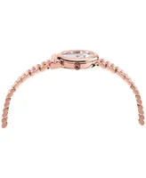 Salvatore Ferragamo Women's Swiss Gancini Rose Gold Ion Plated Bracelet Watch 23mm