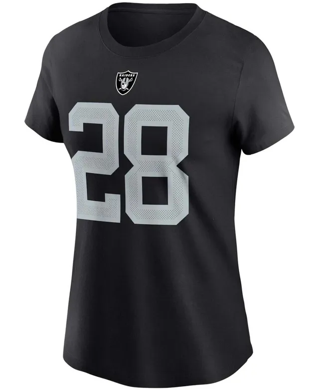 Josh Jacobs Las Vegas Raiders Fanatics Branded Women's Team Player Name &  Number Tri-Blend Raglan 3/4-Sleeve T-Shirt - Black