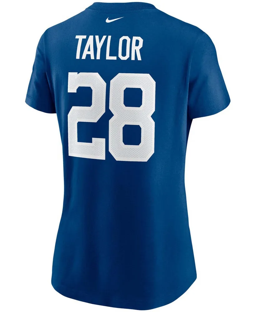 Women's Jonathan Taylor Royal Indianapolis Colts Name Number T-shirt