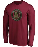 Men's Josef Martinez Red Atlanta United Fc Playmaker Name and Number Long Sleeve T-shirt