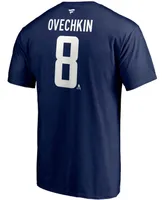 Men's Alexander Ovechkin Navy Washington Capitals 2020/21 Alternate Authentic Stack Name and Number T-shirt