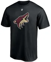 Men's Paul Bissonnette Black Arizona Coyotes Authentic Stack Retired Player Nickname and Number T-shirt