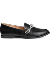 Journee Collection Women's Madison Chain Loafer