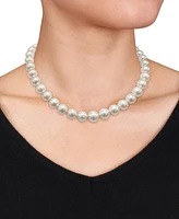 Cultured South Sea Cultured Pearl (10-12mm) Graduated 18" Collar Necklace