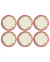 Holiday Accent Plate, Set of 6