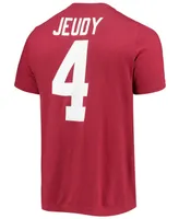 Men's Jerry Jeudy Crimson Alabama Tide Alumni Name Number T-shirt